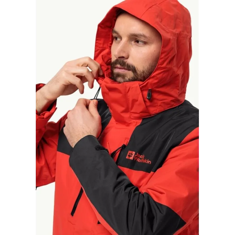 Kurtka Męska 3w1 Jack Wolfskin Jasper Jkt M Z Kapturem Wodoodporna r. XXL