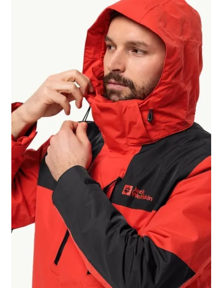 Kurtka Męska 3w1 Jack Wolfskin Jasper Jkt M Z Kapturem Wodoodporna r. XXL