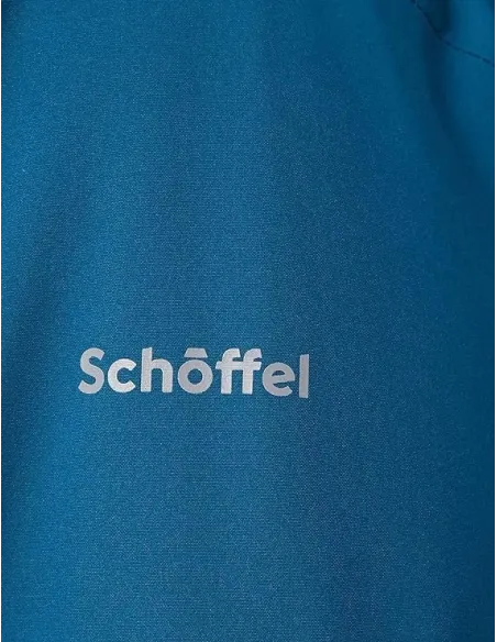 Kurtka Męska Turystyczna Schöffel Torspitze Niebieska Z Kapturem r. XL