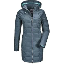 Kurtka Damska Killtec Skane Wmn Quilted Prk Puchowa Kaptur Wodoodporna r 48