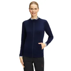 Kurtka Golfowa Damska Falke Rozmiar M ze Stójką Oddychająca Szybkoschnąca