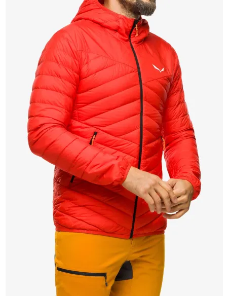 Kurtka Męska Skiturowa Salewa Brenta RDS Down Puchowa Kaptur Czerwona r. M