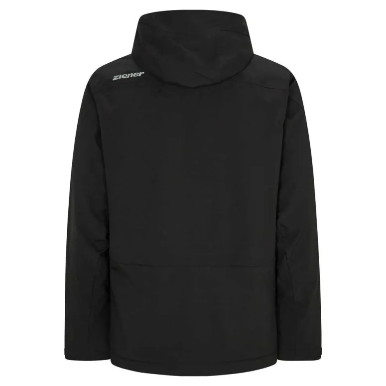 Kurtka Męska Jacket Wodoodporna Sportowa Z Kapturem Softshell Czarna Ziener