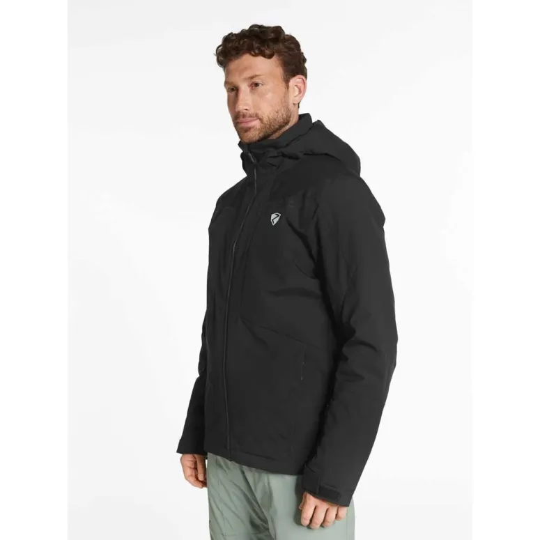 Kurtka Męska Jacket Wodoodporna Sportowa Z Kapturem Softshell Czarna Ziener