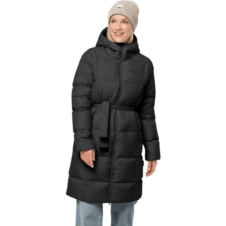Płaszcz Damski Puchowy Jack Wolfskin Frozen Lake Coat Wodoodporny r. M