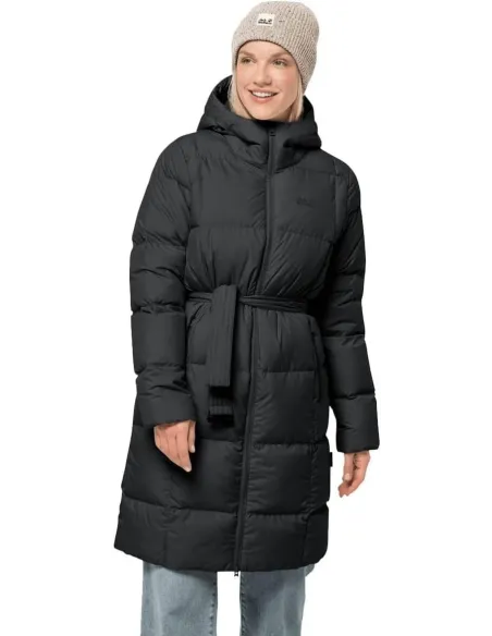 Płaszcz Damski Puchowy Jack Wolfskin Frozen Lake Coat Wodoodporny r. M