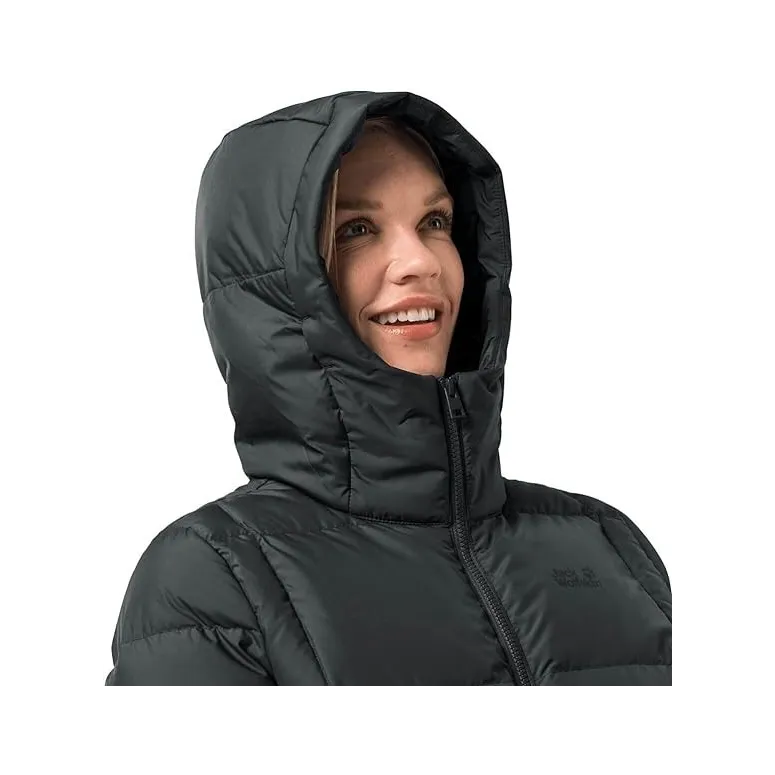 Płaszcz Damski Puchowy Jack Wolfskin Frozen Lake Coat Wodoodporny r. M