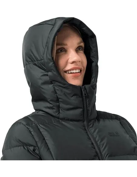 Płaszcz Damski Puchowy Jack Wolfskin Frozen Lake Coat Wodoodporny r. M