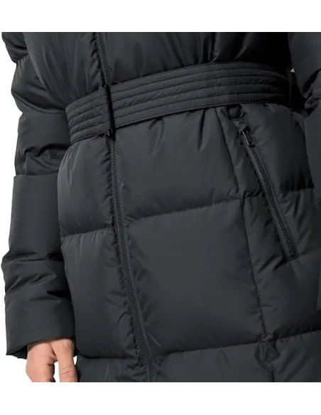 Płaszcz Damski Puchowy Jack Wolfskin Frozen Lake Coat Wodoodporny r. M