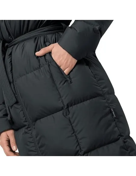 Płaszcz Damski Puchowy Jack Wolfskin Frozen Lake Coat Wodoodporny r. M