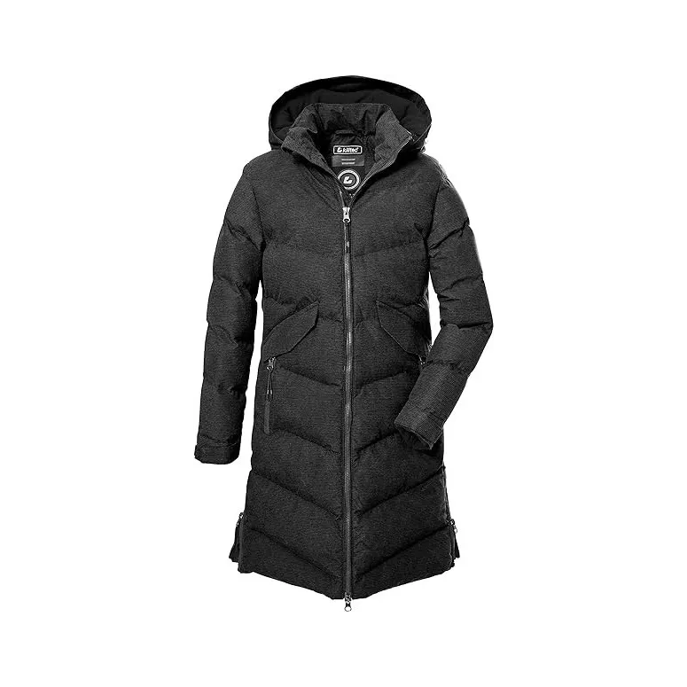 Pikowany Płaszcz Dziewczęcy Killtec Kow 167 Z Kapturem Wodoodporny r. 128cm