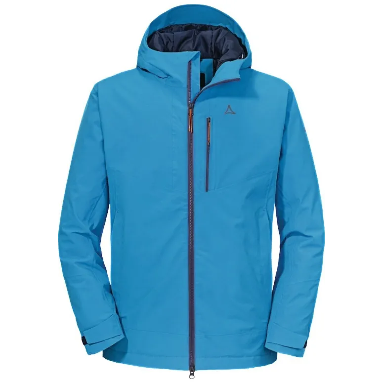 Kurtka Męska Turystyczna Schöffel Torspitze Niebieska Z Kapturem r. XL