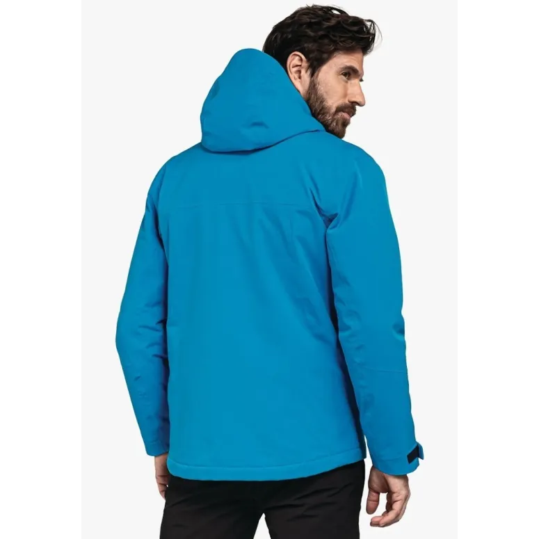 Kurtka Męska Turystyczna Schöffel Torspitze Niebieska Z Kapturem r. XL