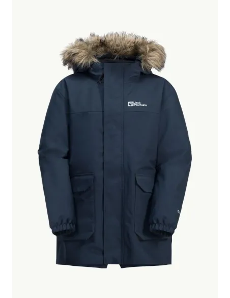 Kurtka Dziecięca 3w1 Jack Wolfskin Cosy Bear Z Kapturem Granatowa r. 128