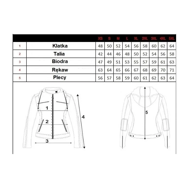 Kurtka Motocyklowa Damska Urban Leather Ur-178 Skórzana Granatowa r. L/42