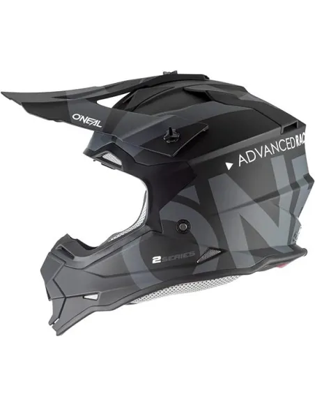 Kask Motocyklowy O'neal 2 SRS Slick Cross Enduro ABS DOT Czarny r. S 56 cm