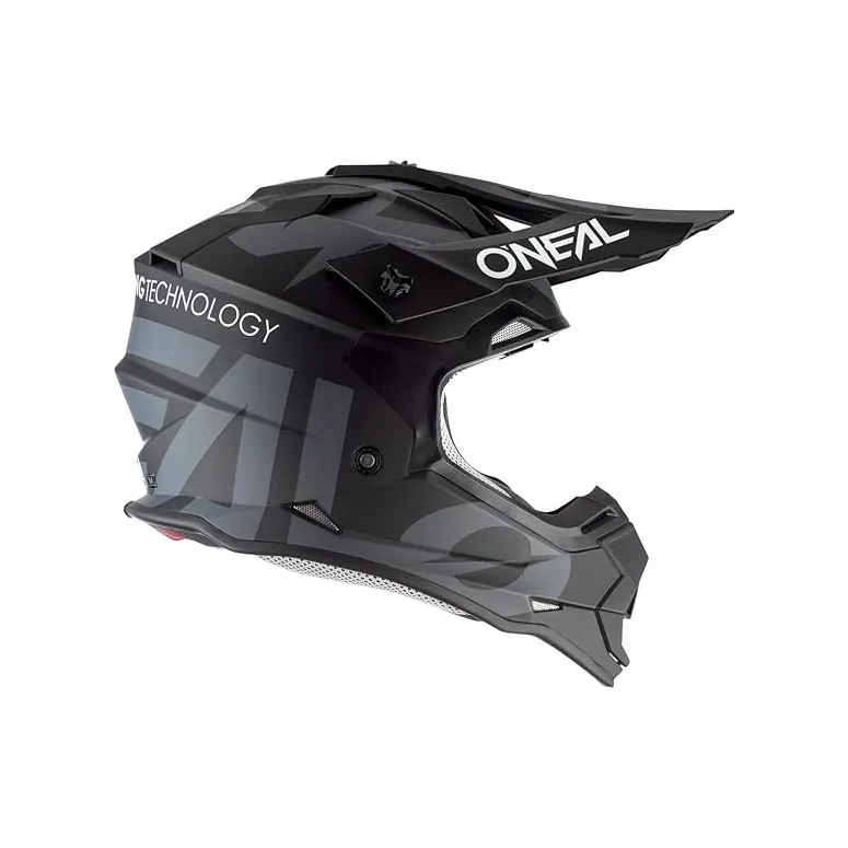 Kask Motocyklowy O'neal 2 SRS Slick Cross Enduro ABS DOT Czarny r. S 56 cm