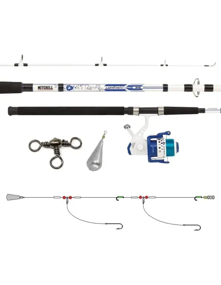 Wędka Mitchell Neuron Dorade 212 Zestaw Wędkarski Kołowrotek 60-120g 2.1m
