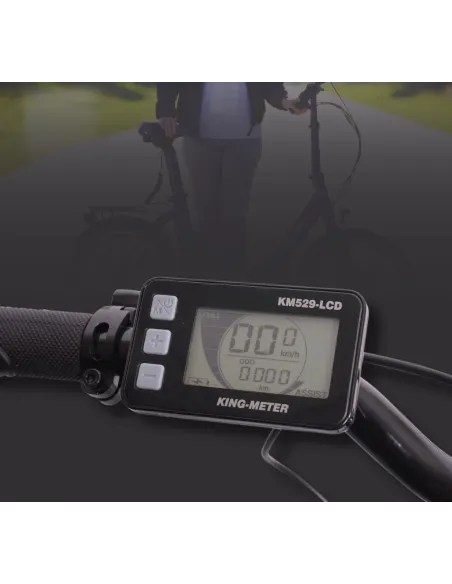 Elektryczny Rower Miejski 20 Aluminium Wspomaganie Nexus 3 Bagażnik Składak