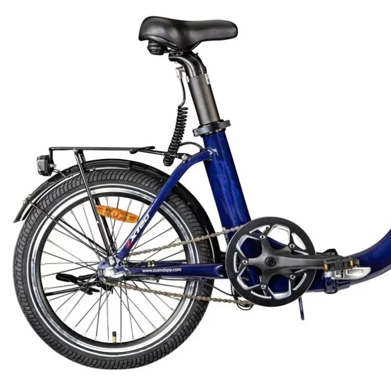 Elektryczny Rower Miejski 20 Aluminium Wspomaganie Nexus 3 Bagażnik Składak