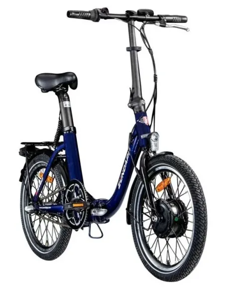 Elektryczny Rower Miejski 20 Aluminium Wspomaganie Nexus 3 Bagażnik Składak