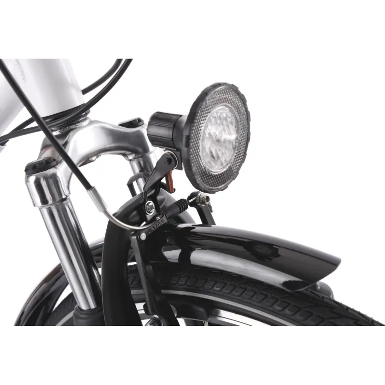 Rower Trekkingowy Damski 28 ALU 21 bieg Bagażnik Kierownica Motylek V-Brake