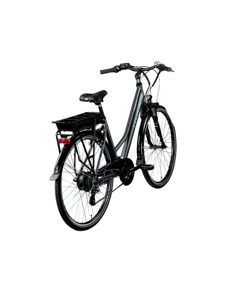 Elektryczny Rower Trekkingowy 28 Bagażnik Turystyczny Damski Wspomaganie