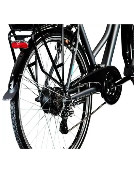 Elektryczny Rower Trekkingowy 28 Bagażnik Turystyczny Damski Wspomaganie