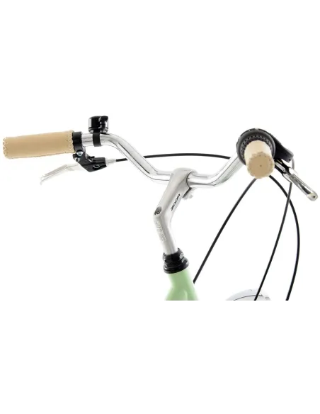 Rower Miejski Damski 28 Holenderka z Akcesoriami Rama Stalowa 6 Biegów