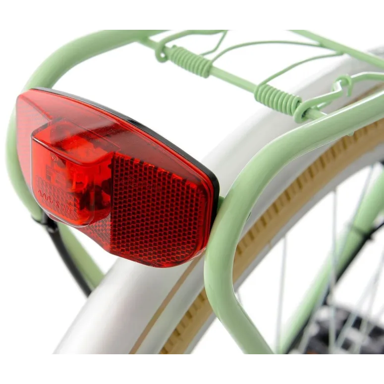 Rower Miejski Damski 28 Holenderka z Akcesoriami Rama Stalowa 6 Biegów