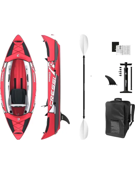 Kajak Nadmuchiwany Cressi NAMAKA 8'2'' 1-osobowy Wiosło Pompka Sporty Wodne