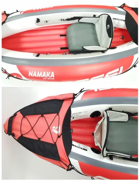 Kajak Nadmuchiwany Cressi NAMAKA 8'2'' 1-osobowy Wiosło Pompka Sporty Wodne