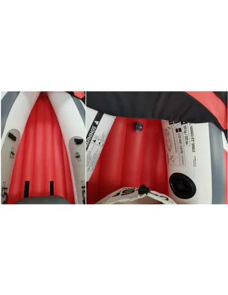 Kajak Nadmuchiwany Cressi NAMAKA 8'2'' 1-osobowy Wiosło Pompka Sporty Wodne