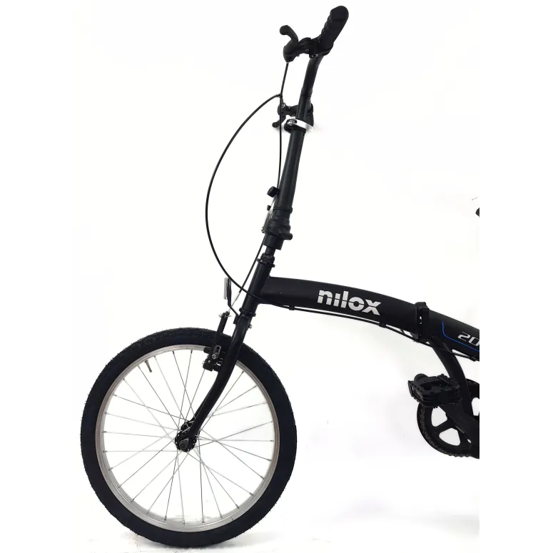 Rower Miejski Składany 20 V-brake Unisex Składak Stalowy Uniwersalny Stopka