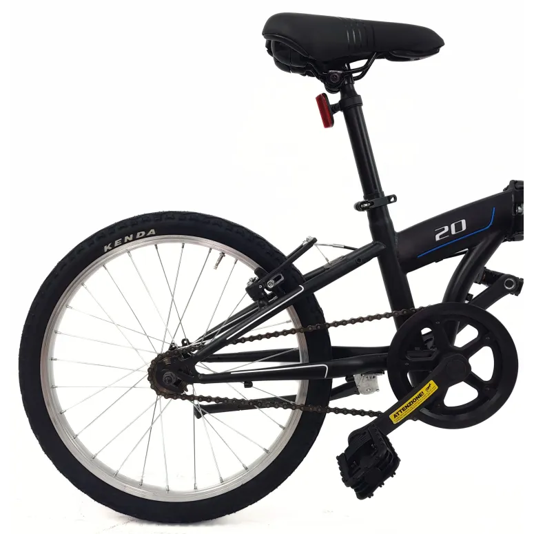 Rower Miejski Składany 20 V-brake Unisex Składak Stalowy Uniwersalny Stopka