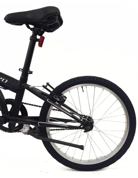 Rower Miejski Składany 20 V-brake Unisex Składak Stalowy Uniwersalny Stopka