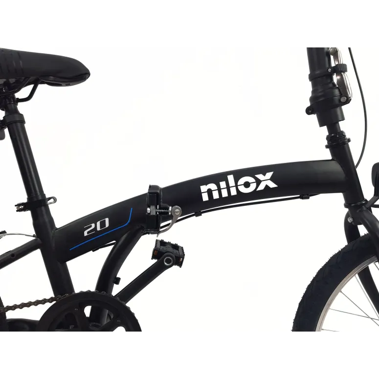 Rower Miejski Składany 20 V-brake Unisex Składak Stalowy Uniwersalny Stopka