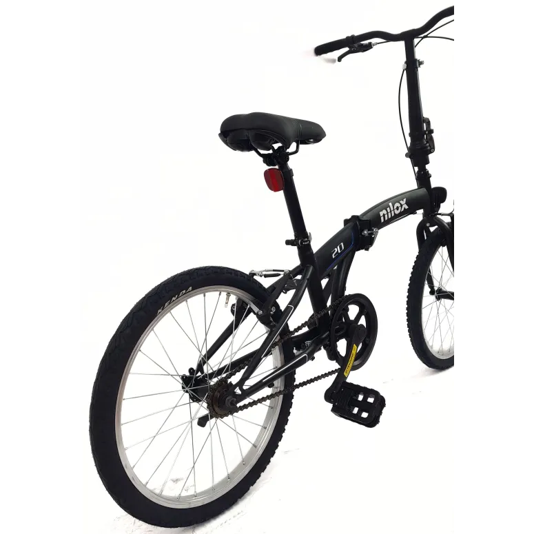 Rower Miejski Składany 20 V-brake Unisex Składak Stalowy Uniwersalny Stopka