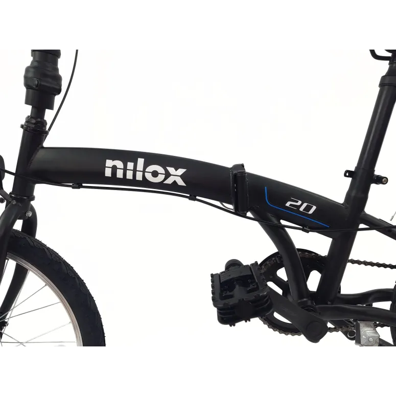 Rower Miejski Składany 20 V-brake Unisex Składak Stalowy Uniwersalny Stopka