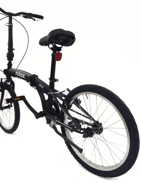 Rower Miejski Składany 20 V-brake Unisex Składak Stalowy Uniwersalny Stopka