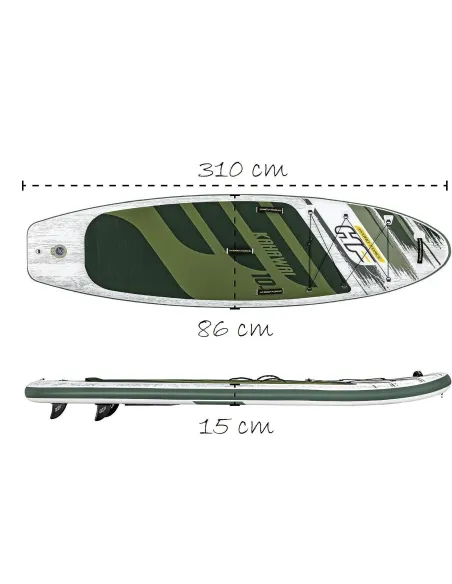Deska Nadmuchiwana Bestway Kahawai SUP Antypoślizgowa Hydro-Force Wiosło