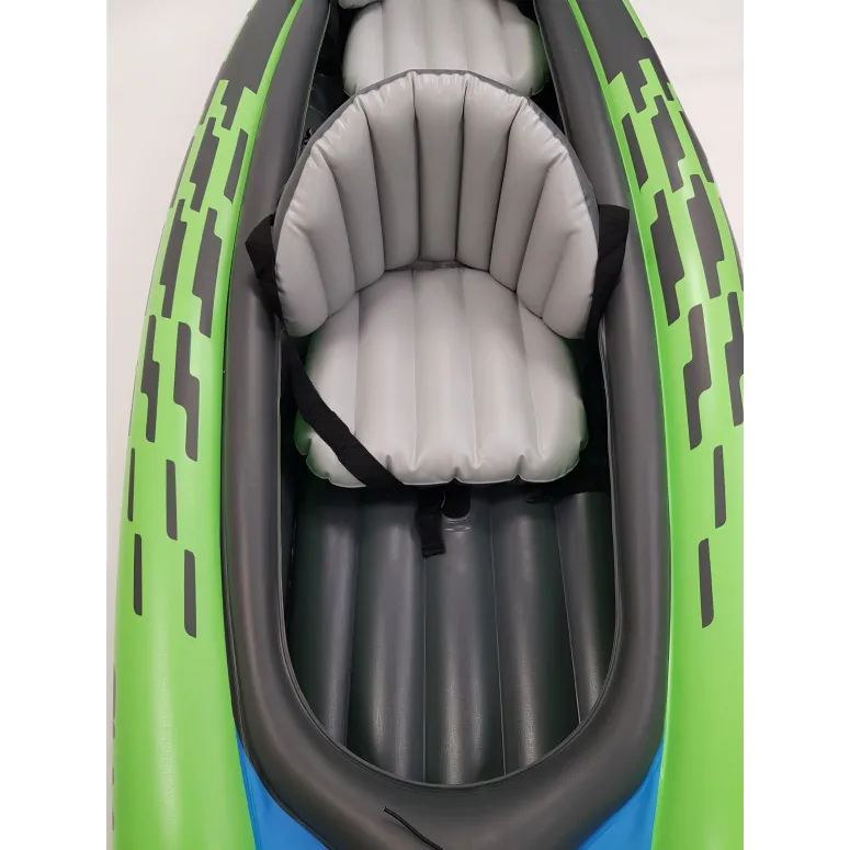 Kajak Nadmuchiwany Intex Challenger K2 Tworzywo PVC Wiosła 2 Siedziska Ster