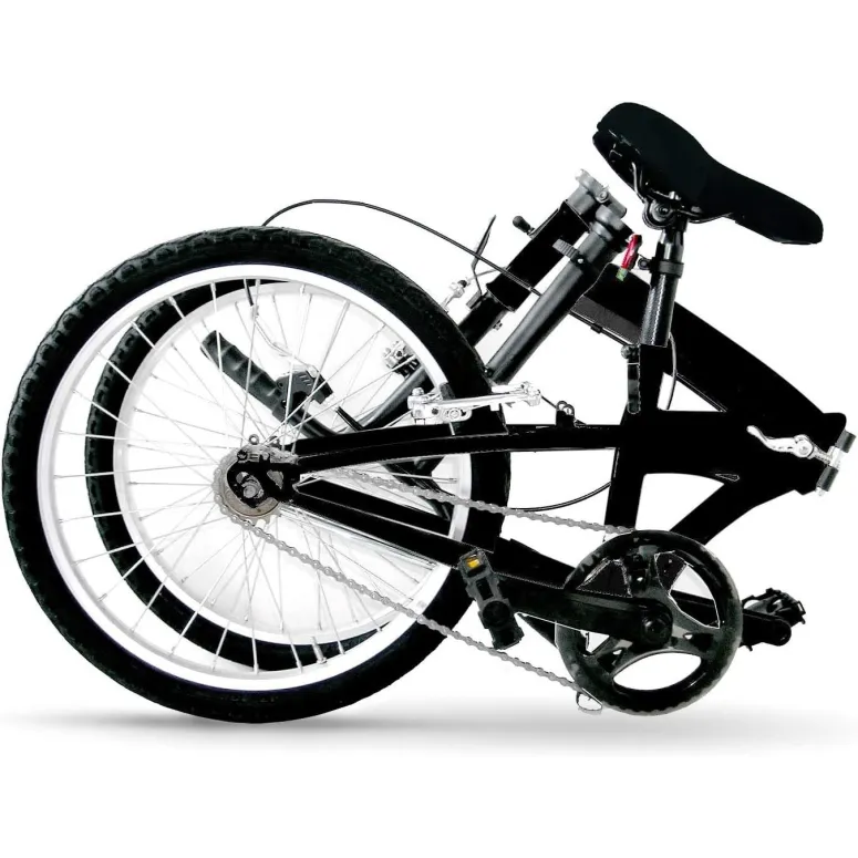 Rower Miejski Składany 20 Unisex Składak V-brake Stopka Stalowy Uniwersalny