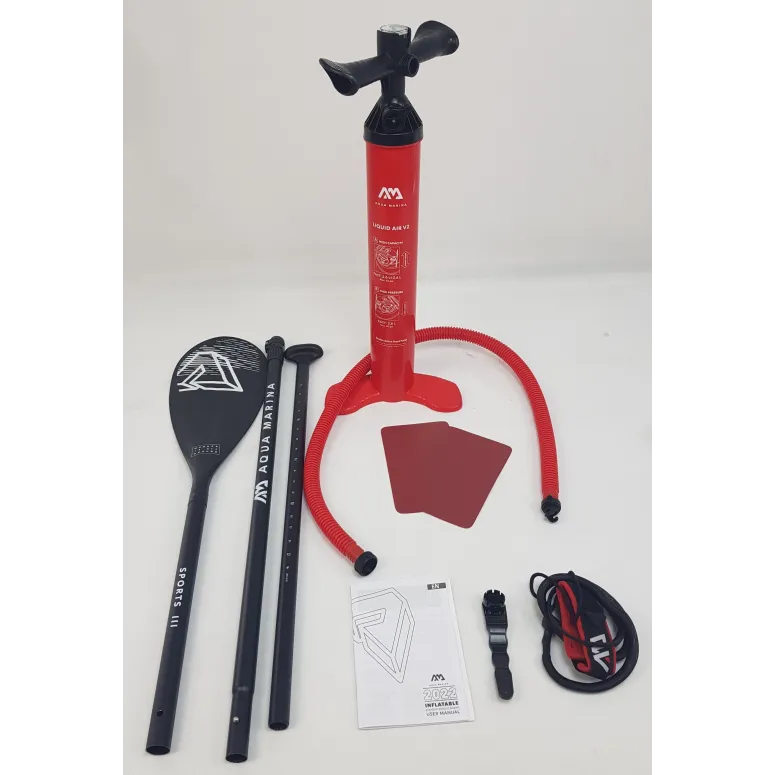 Deska SUP Nadmuchiwana Aqua Marina Atlas 180 kg Wyporność 390l Drop Stitch