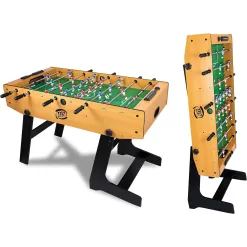 Piłkarzyki Stołowe Składane Kompaktowe Teorema 158x85x45cm Drewno Tworzywo