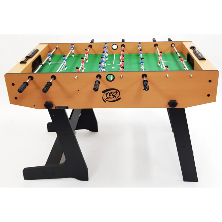 Piłkarzyki Stołowe Składane Kompaktowe Teorema 158x85x45cm Drewno Tworzywo