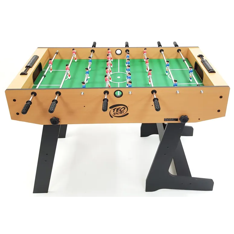 Piłkarzyki Stołowe Składane Kompaktowe Teorema 158x85x45cm Drewno Tworzywo