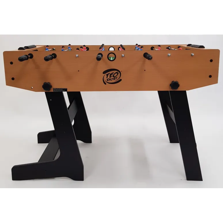 Piłkarzyki Stołowe Składane Kompaktowe Teorema 158x85x45cm Drewno Tworzywo