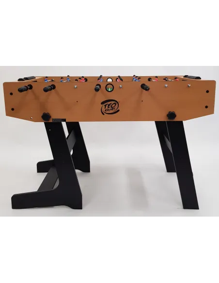 Piłkarzyki Stołowe Składane Kompaktowe Teorema 158x85x45cm Drewno Tworzywo