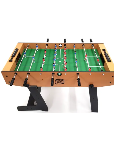 Piłkarzyki Stołowe Składane Kompaktowe Teorema 158x85x45cm Drewno Tworzywo
